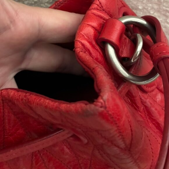 Miu Miu Matelassé Nappa Leather Bucket Bag - Picture 14 of 15